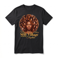 SHE Village Tee — Black