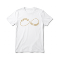 Be Blessed, Bless Somebody Tee — White / Gold