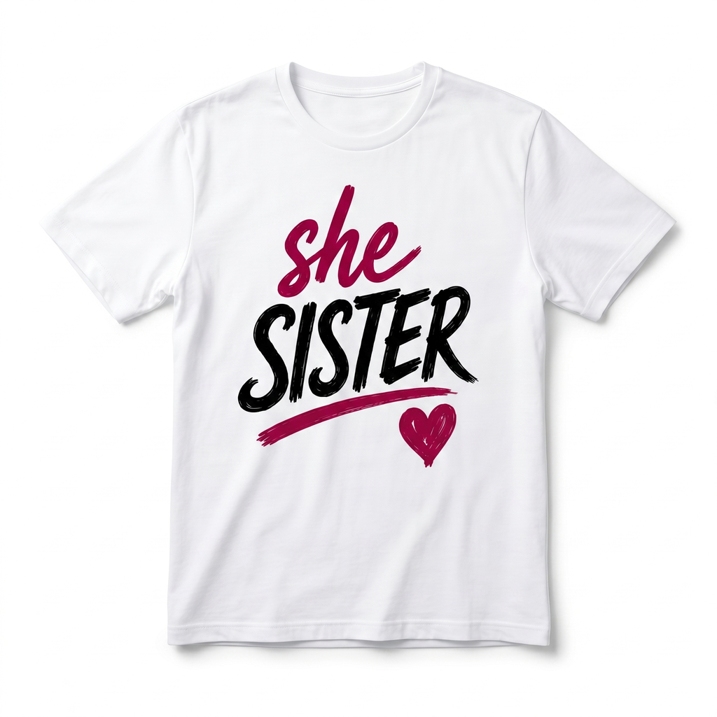 She, Sister Tee — White