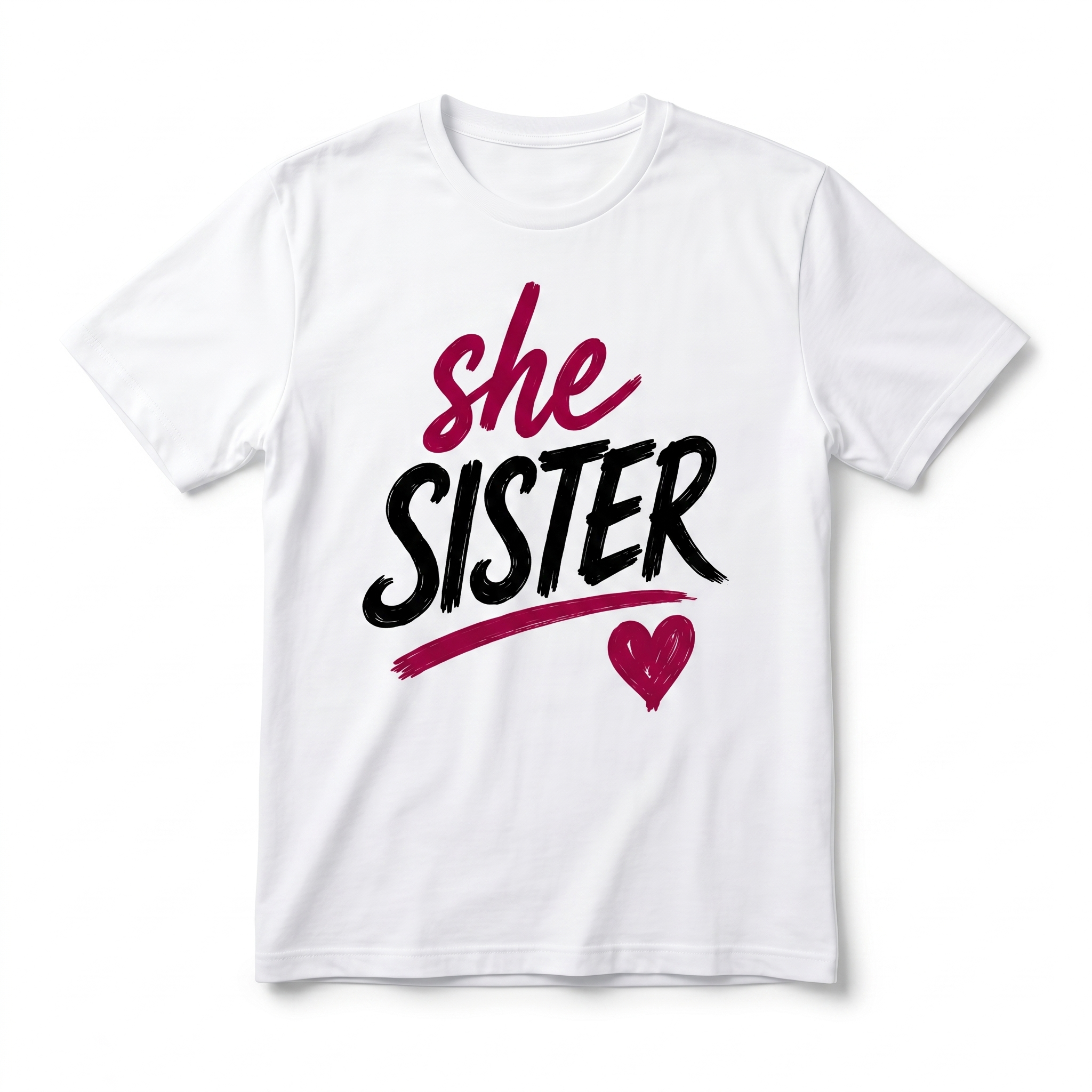 She, Sister Tee — White