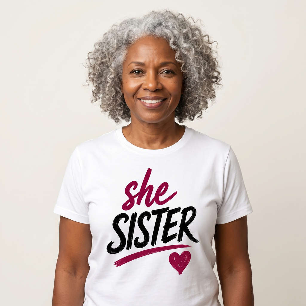 She, Sister Tee — White