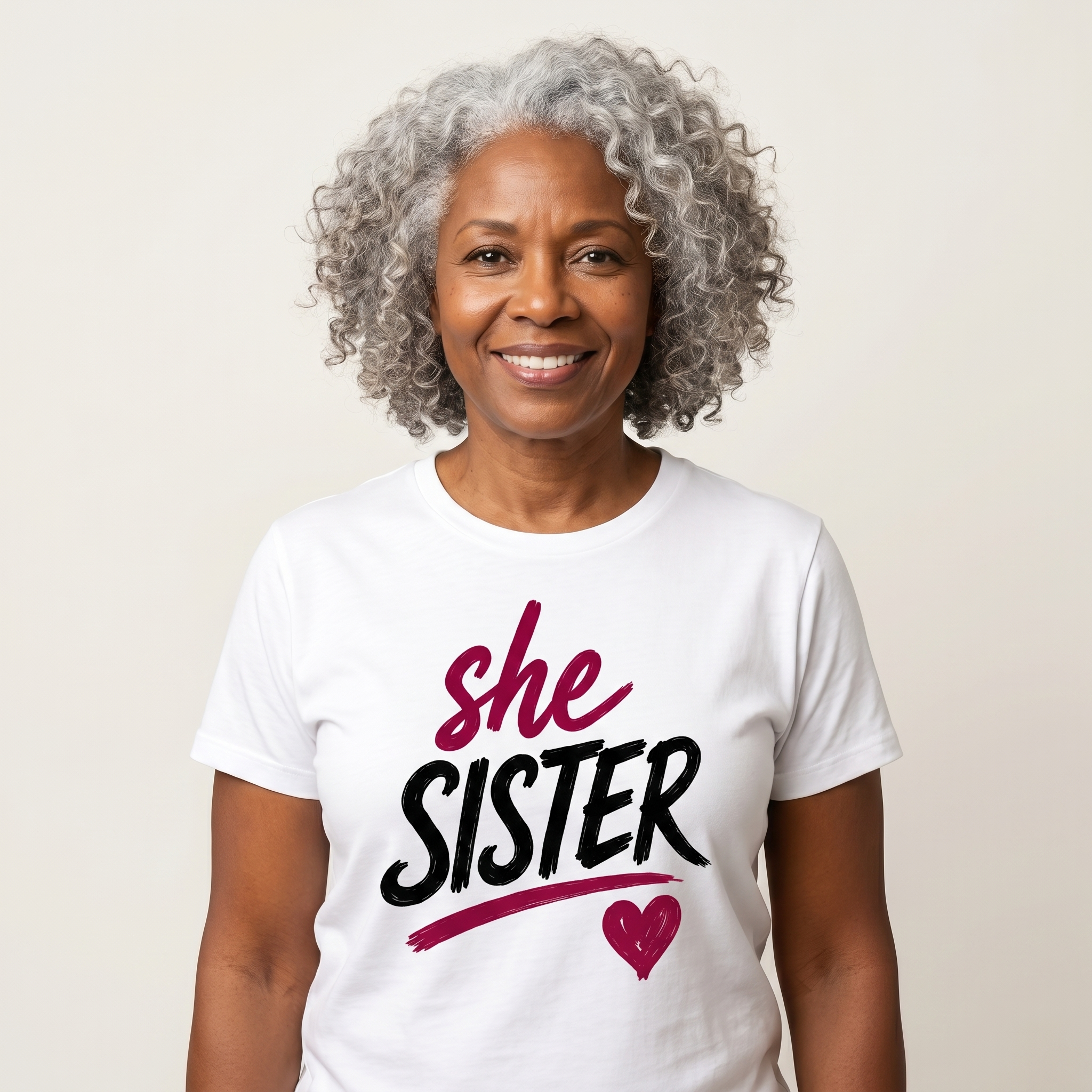 She, Sister Tee — White